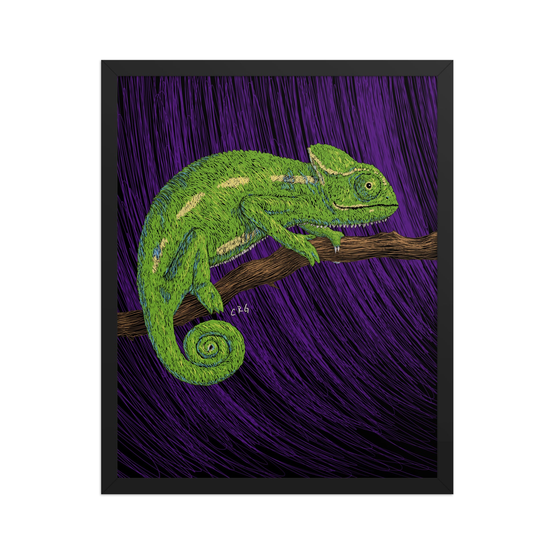 Chameleon Art Print
