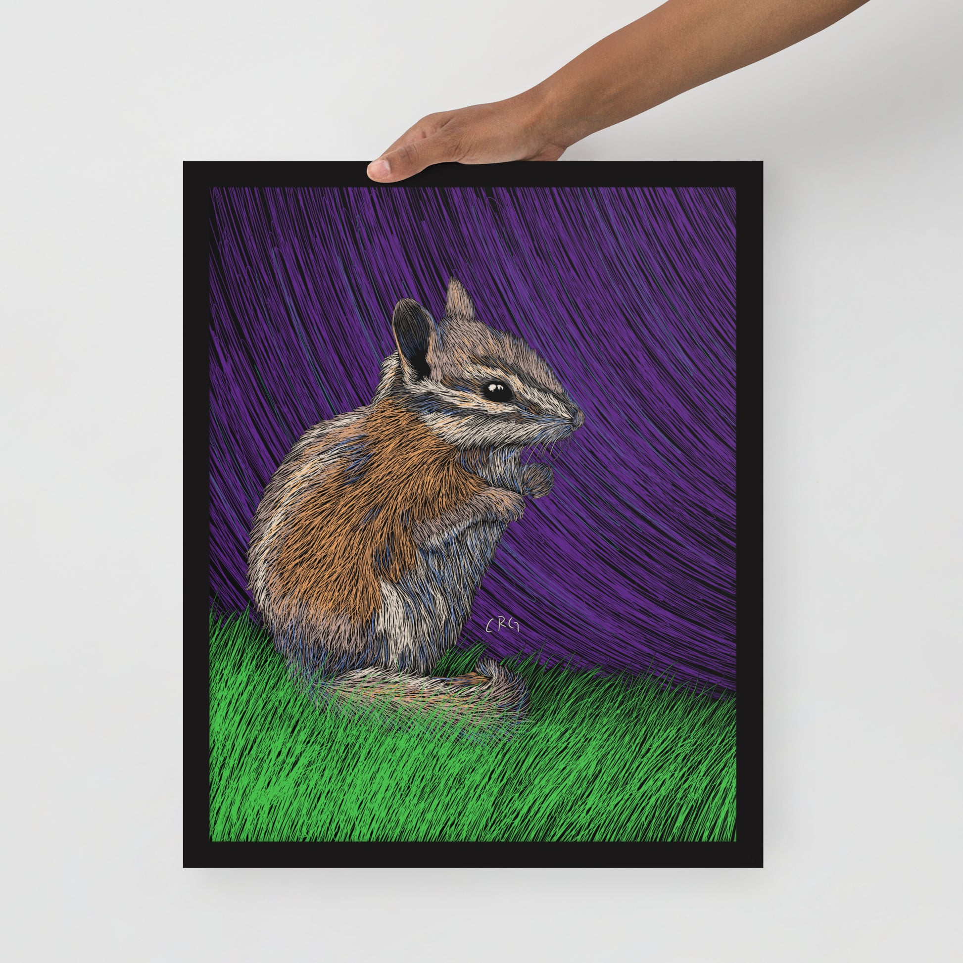 Chipmunk Art Print