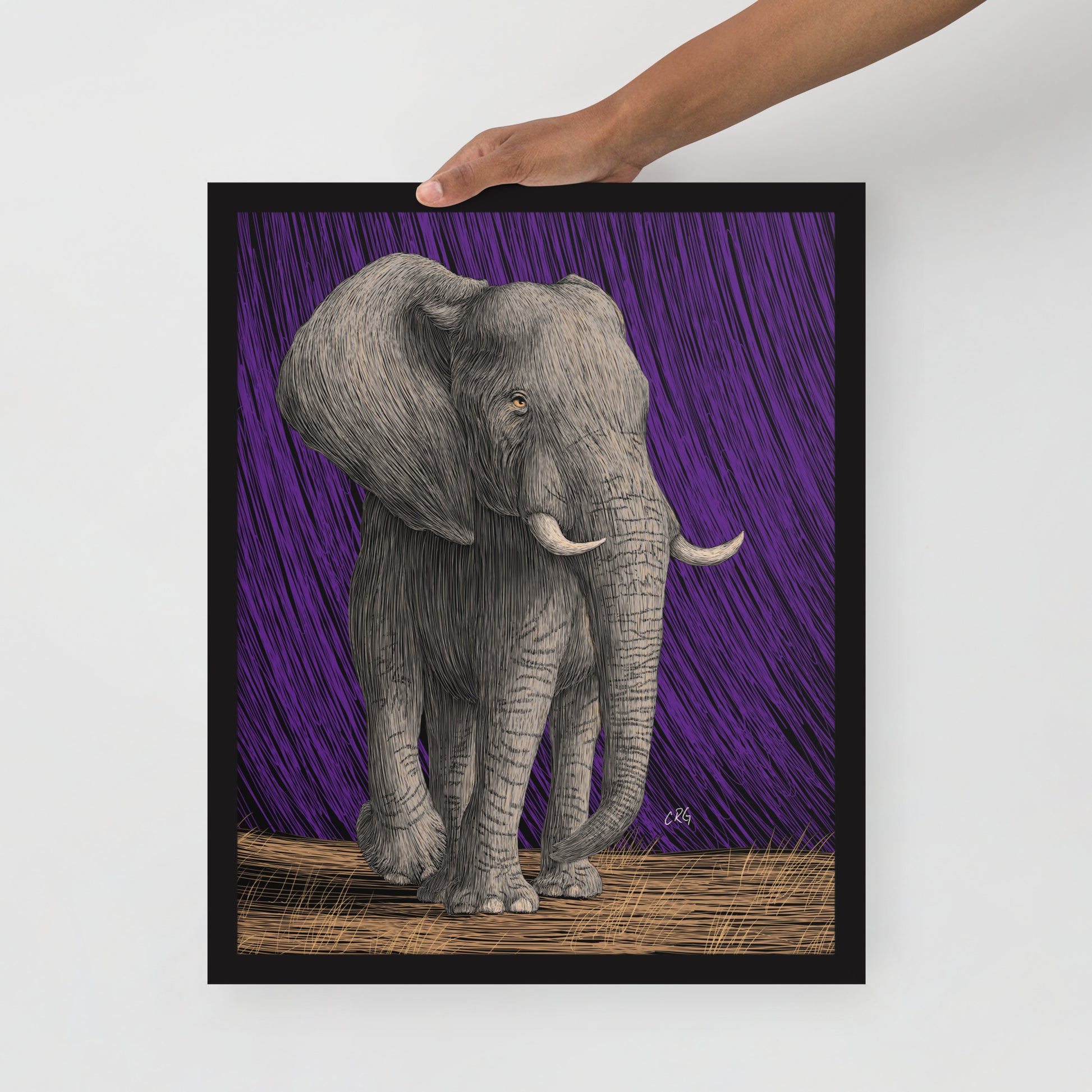 Elephant Art Print