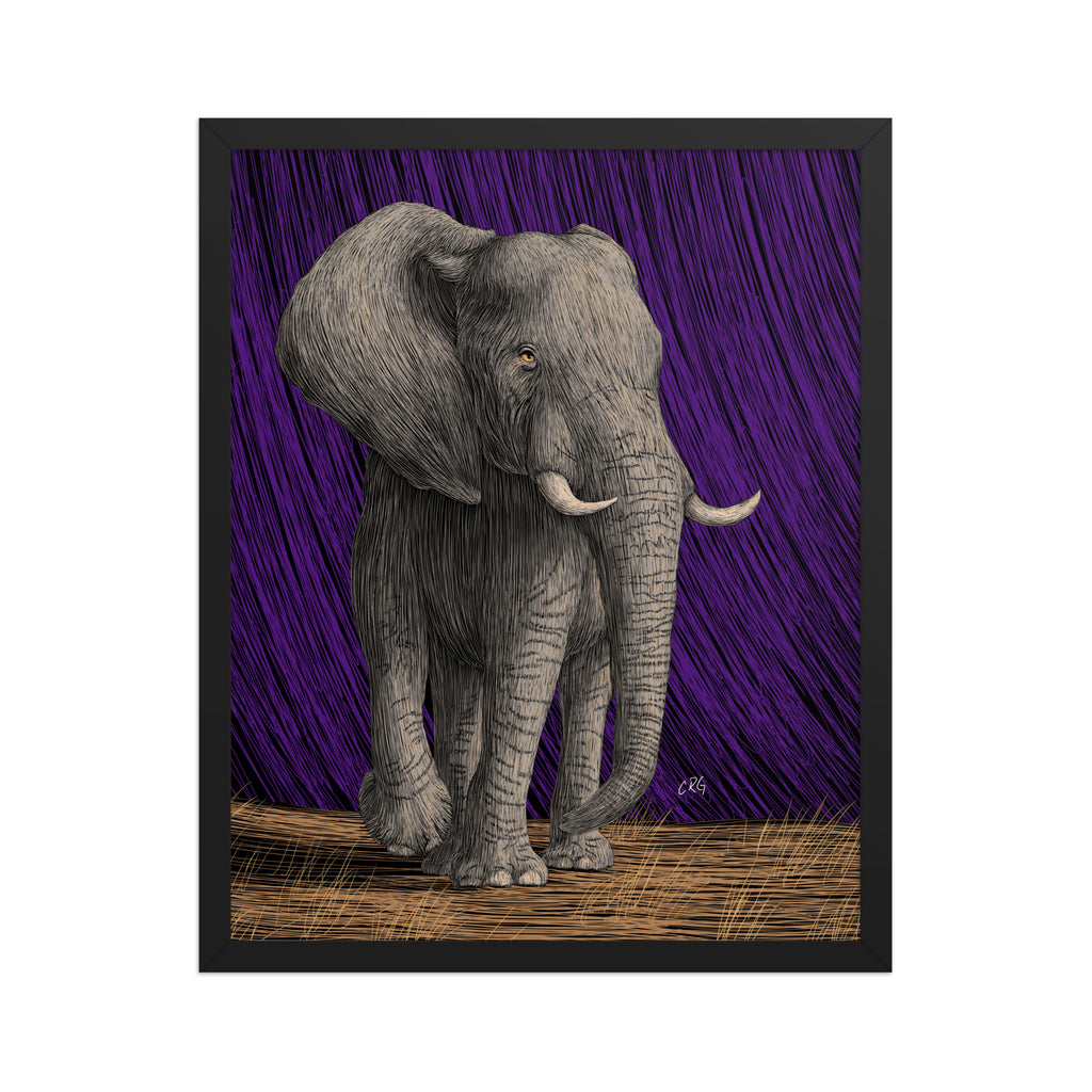 Elephant Art Print
