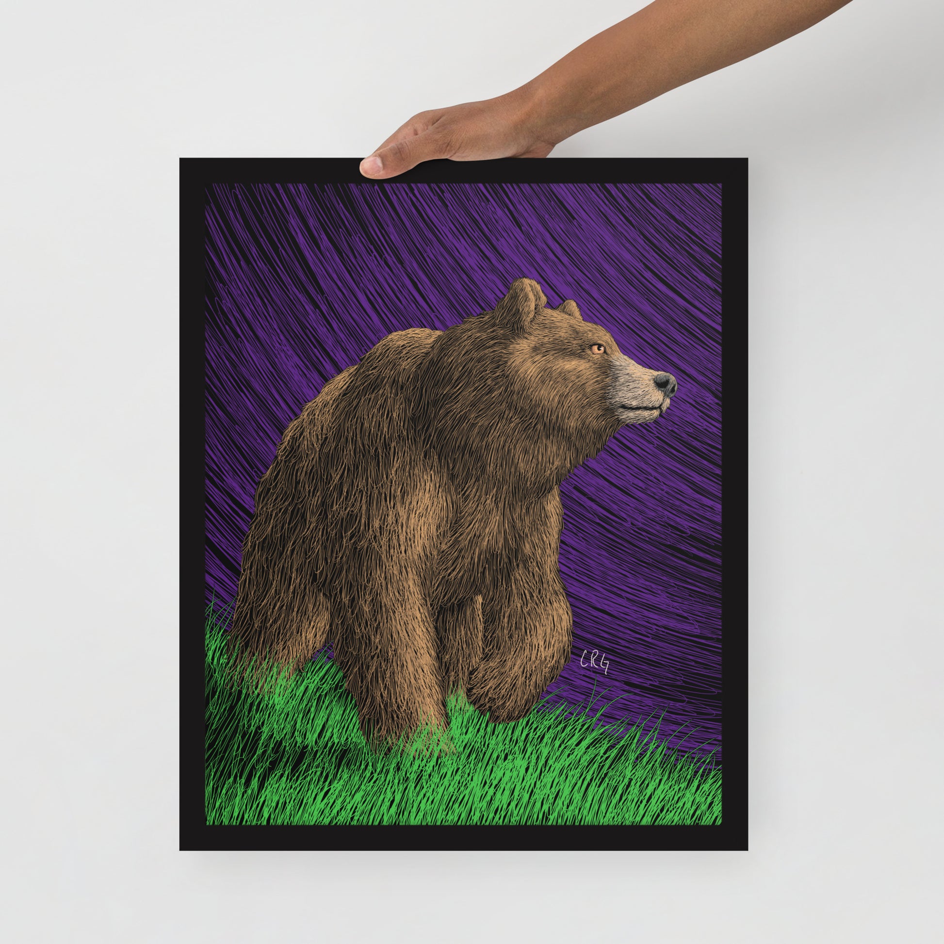 Grizzly Bear Art Print