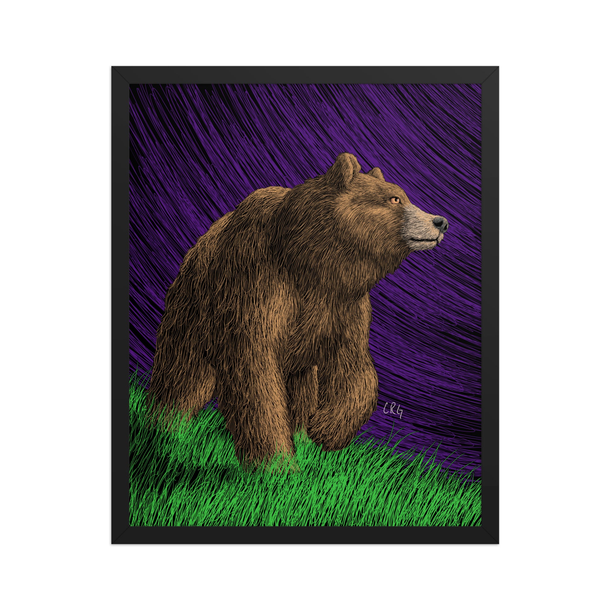 Grizzly Bear Art Print