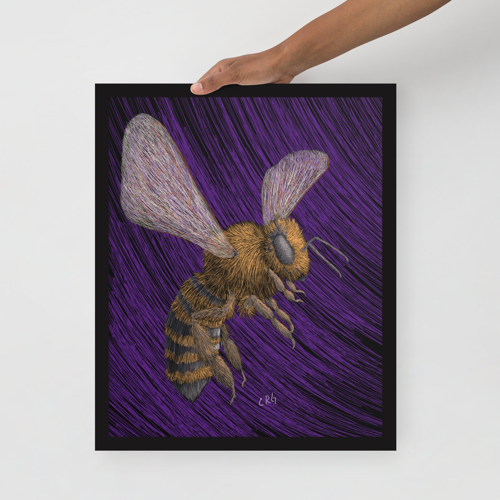 Honeybee Art Print