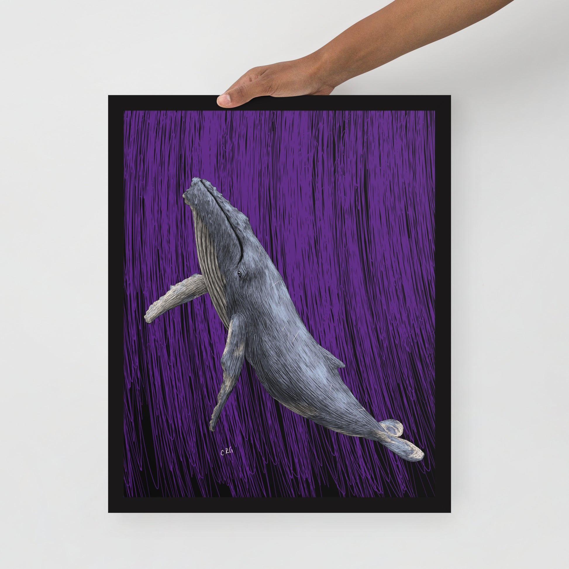 Whale Art Print