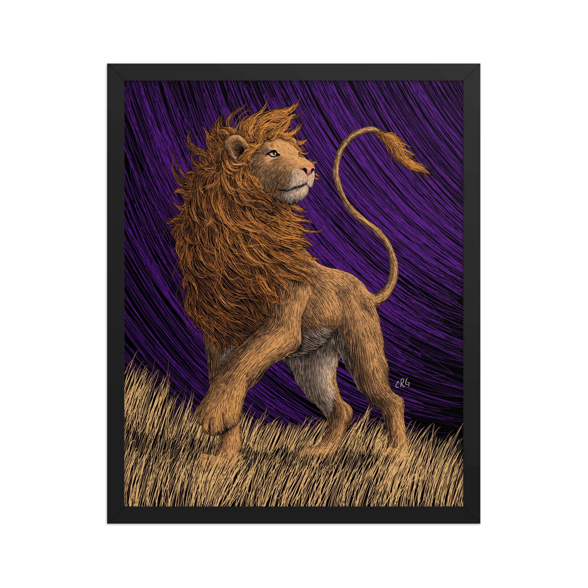 Lion Art Print