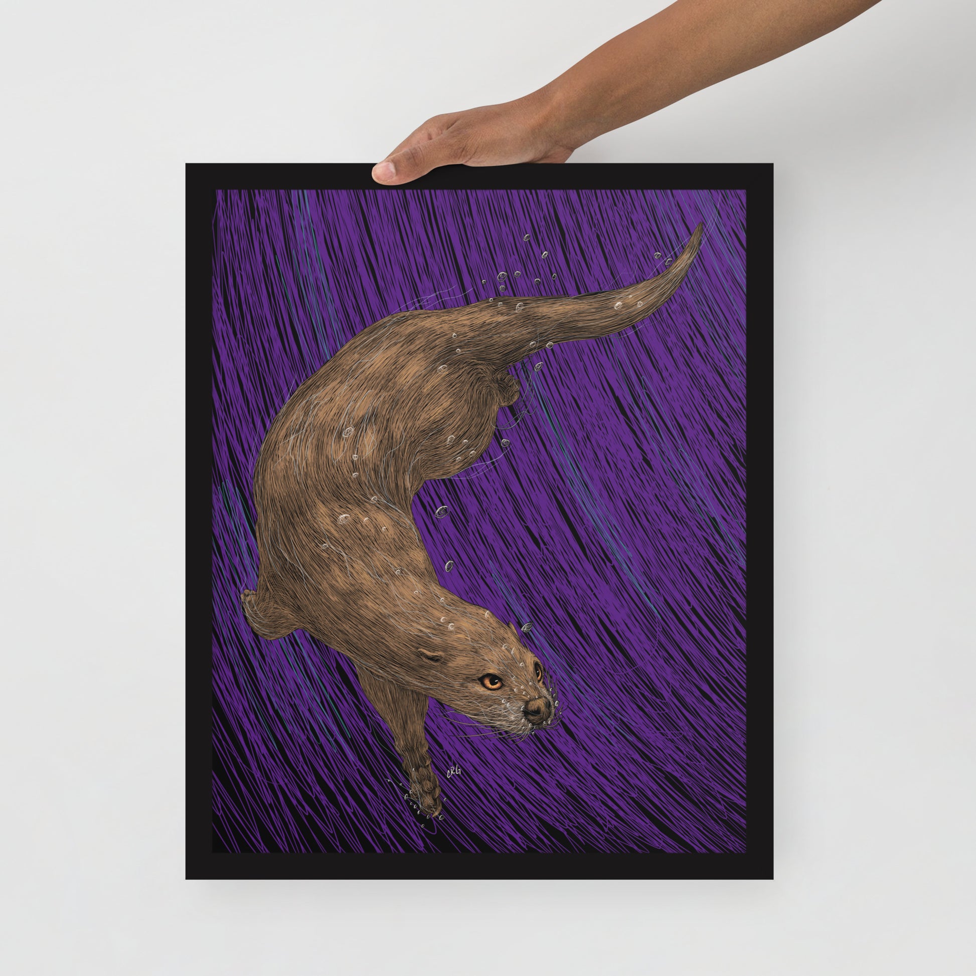 Otter Art Print