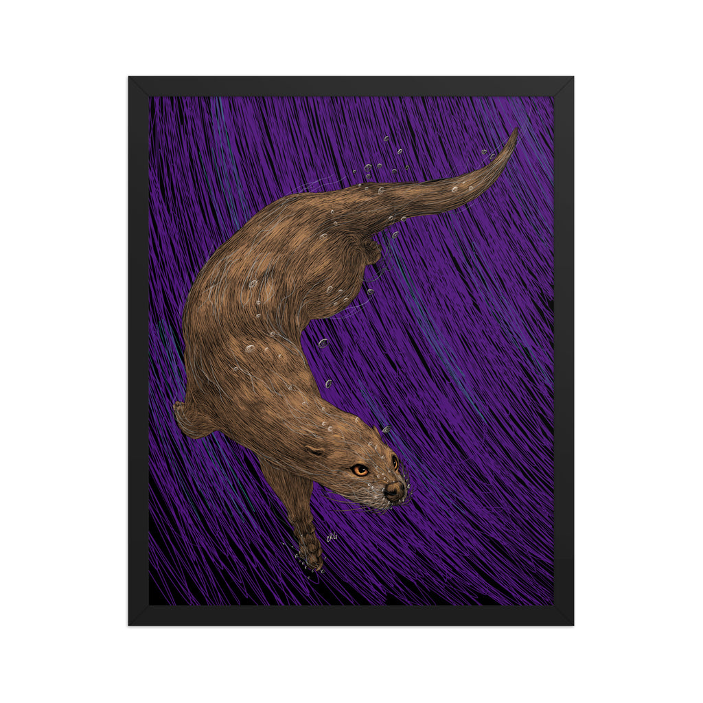 Otter Art Print