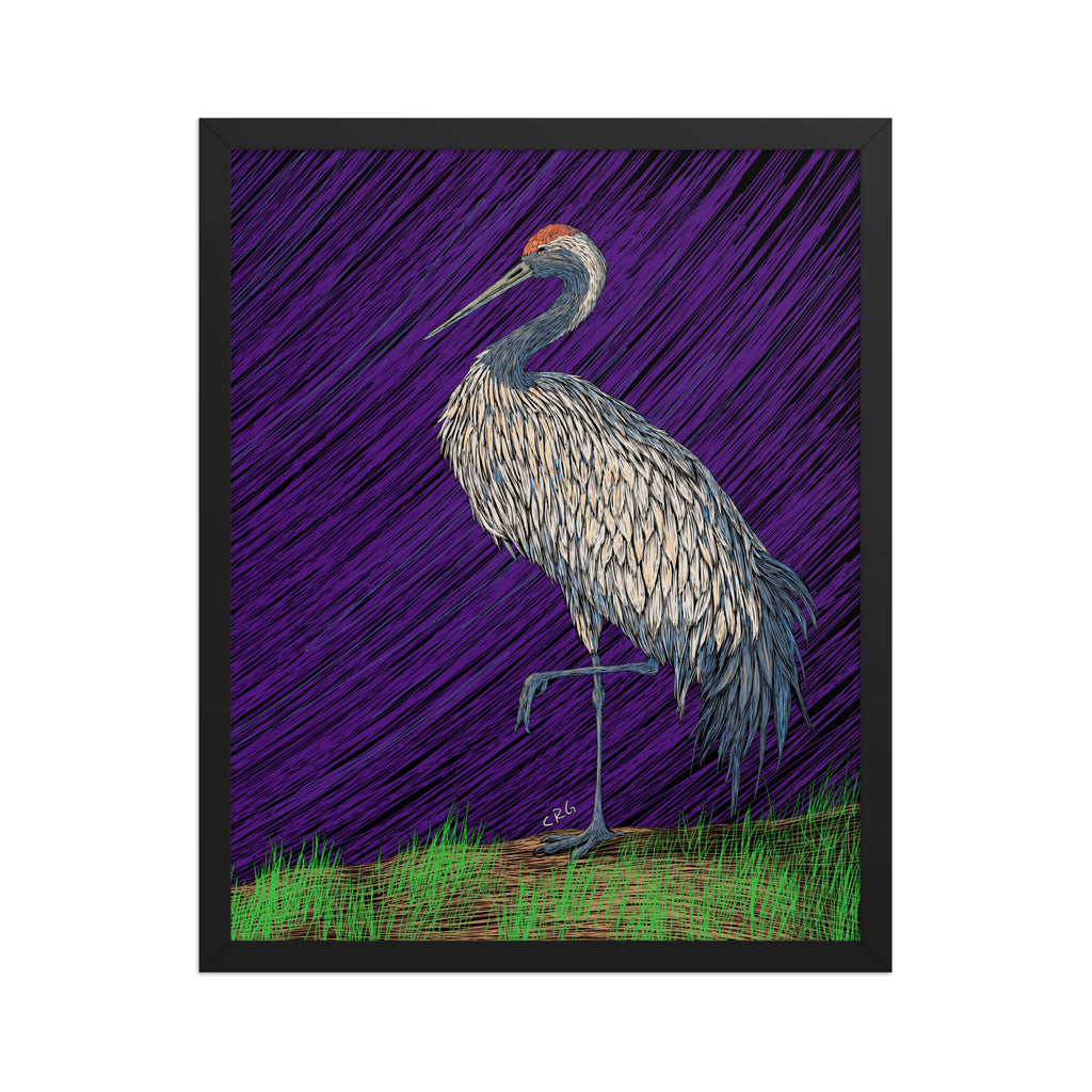 Crane Art Print