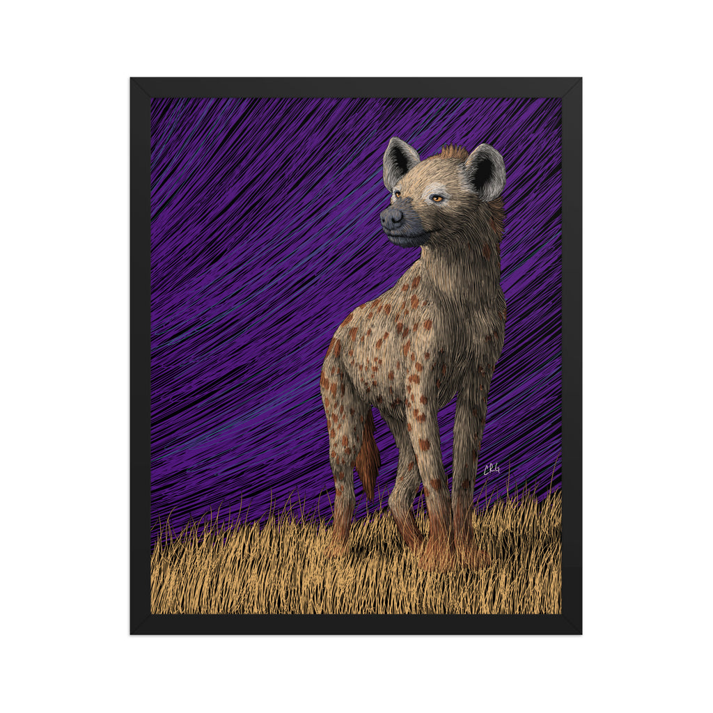 Hyena Art Print