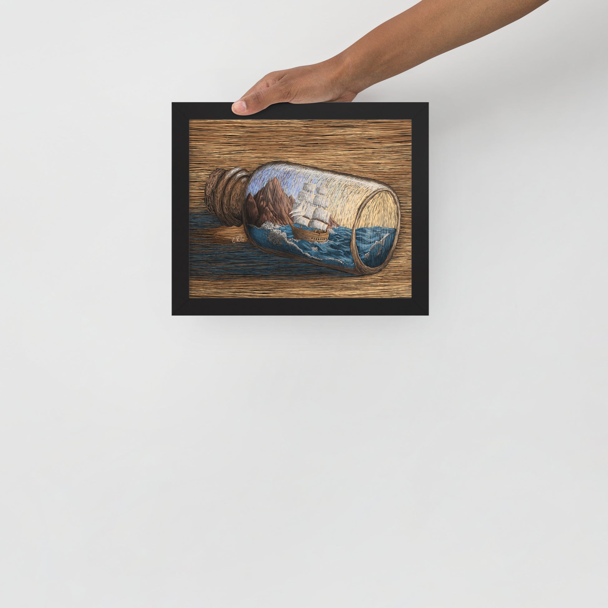 Life in a Bottle Art Print