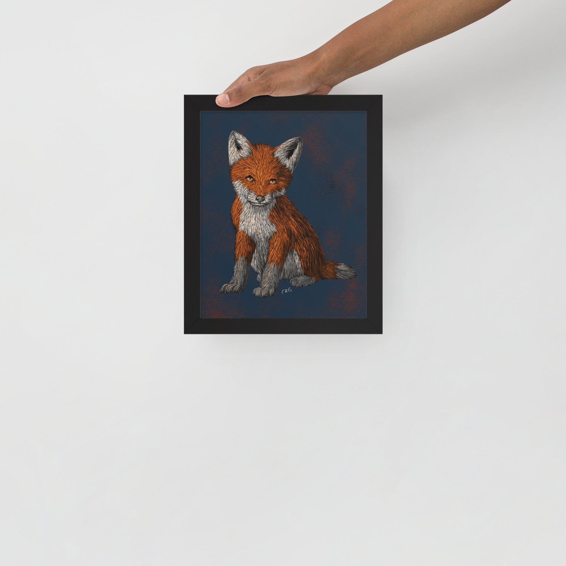 Red Fox Kit Art Print