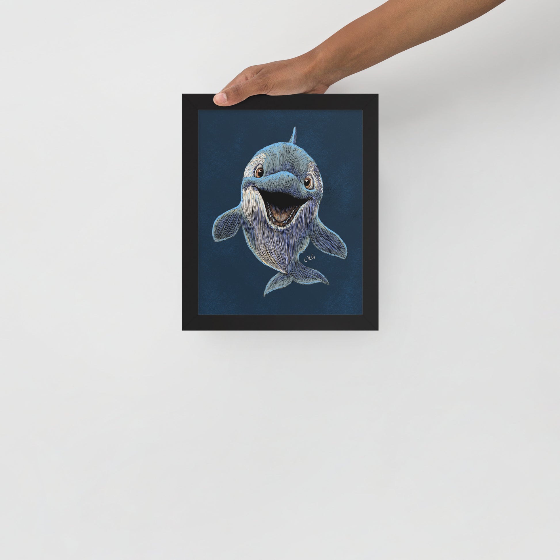 Happy Orca Art Print
