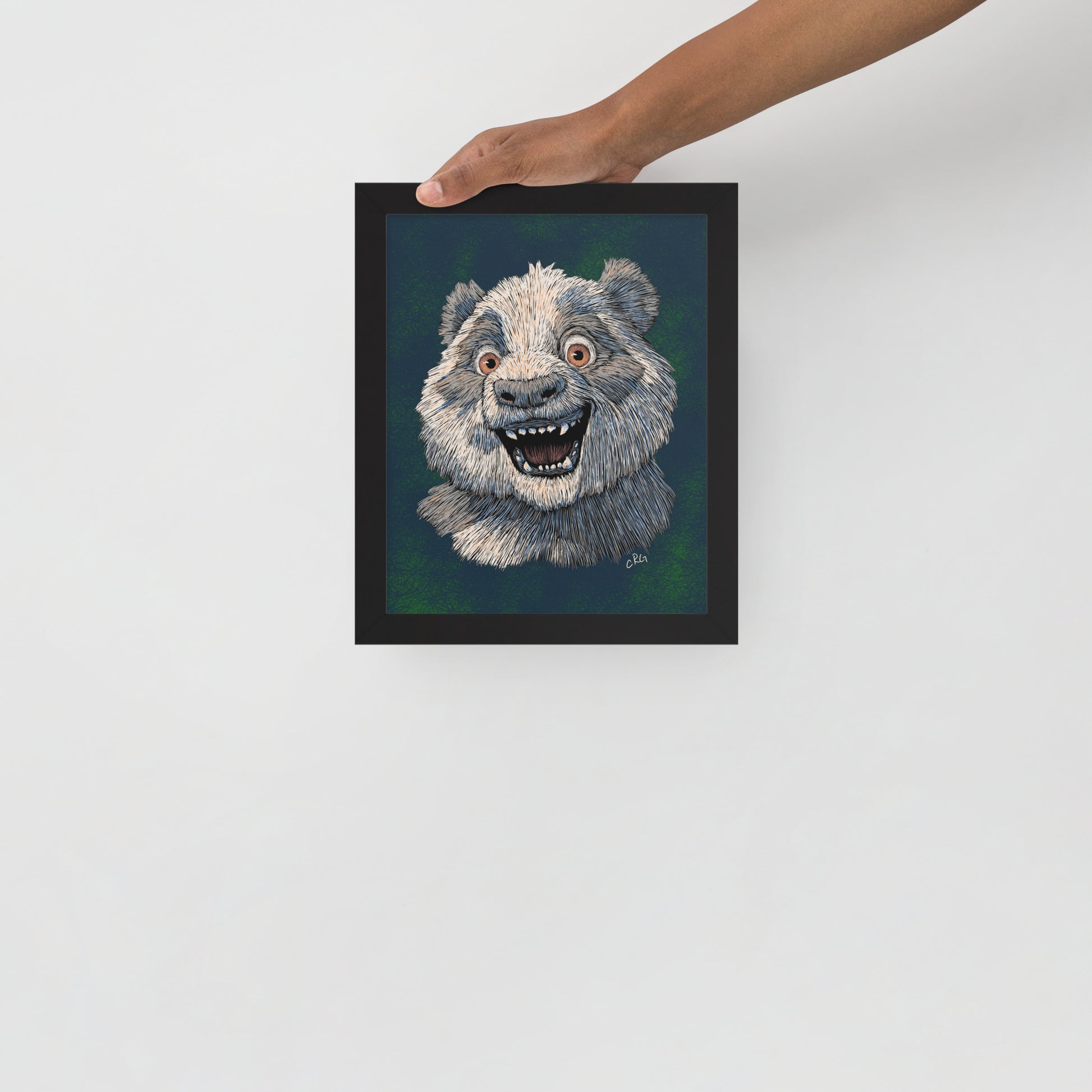 Happy Panda Art Print
