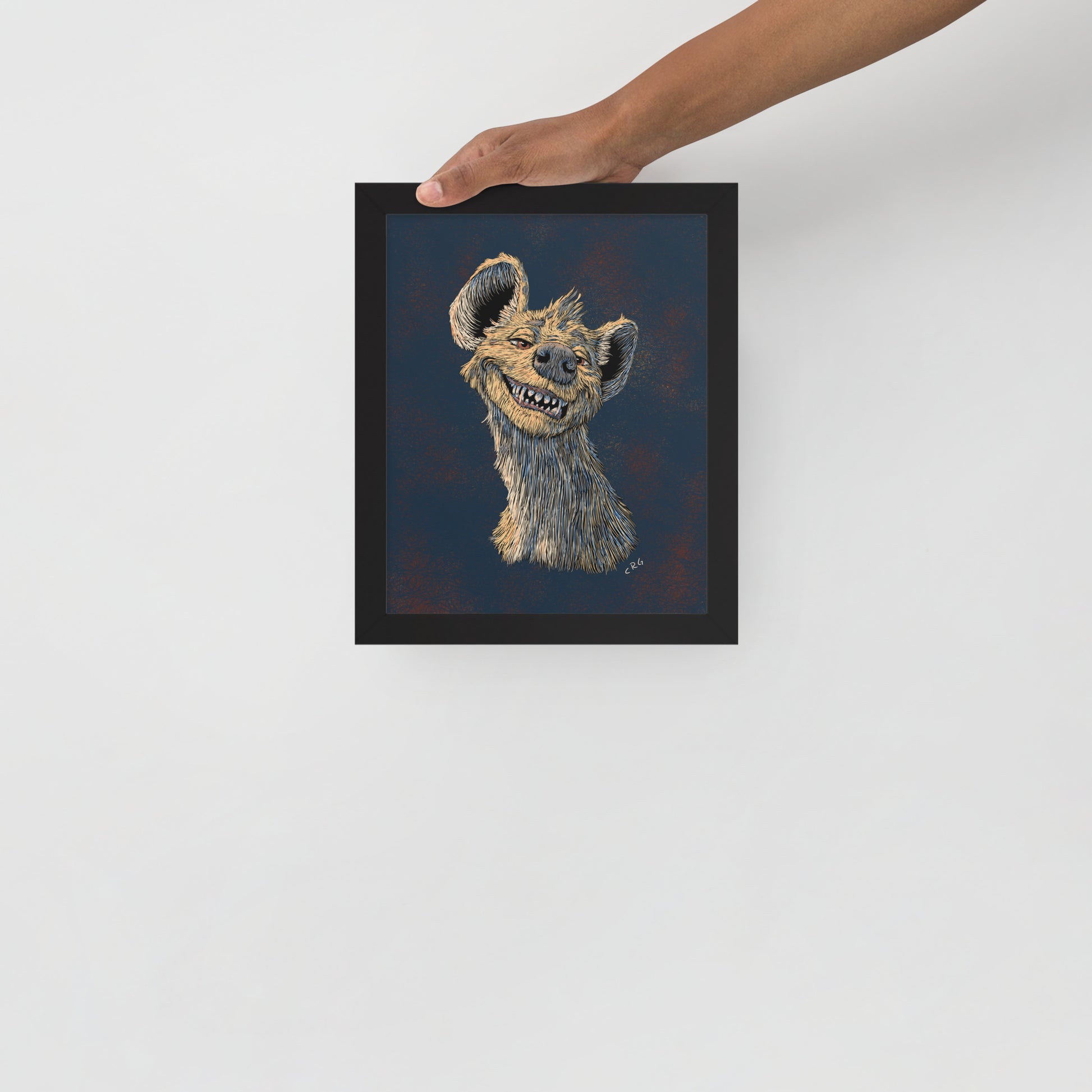 Happy Hyena Art Print