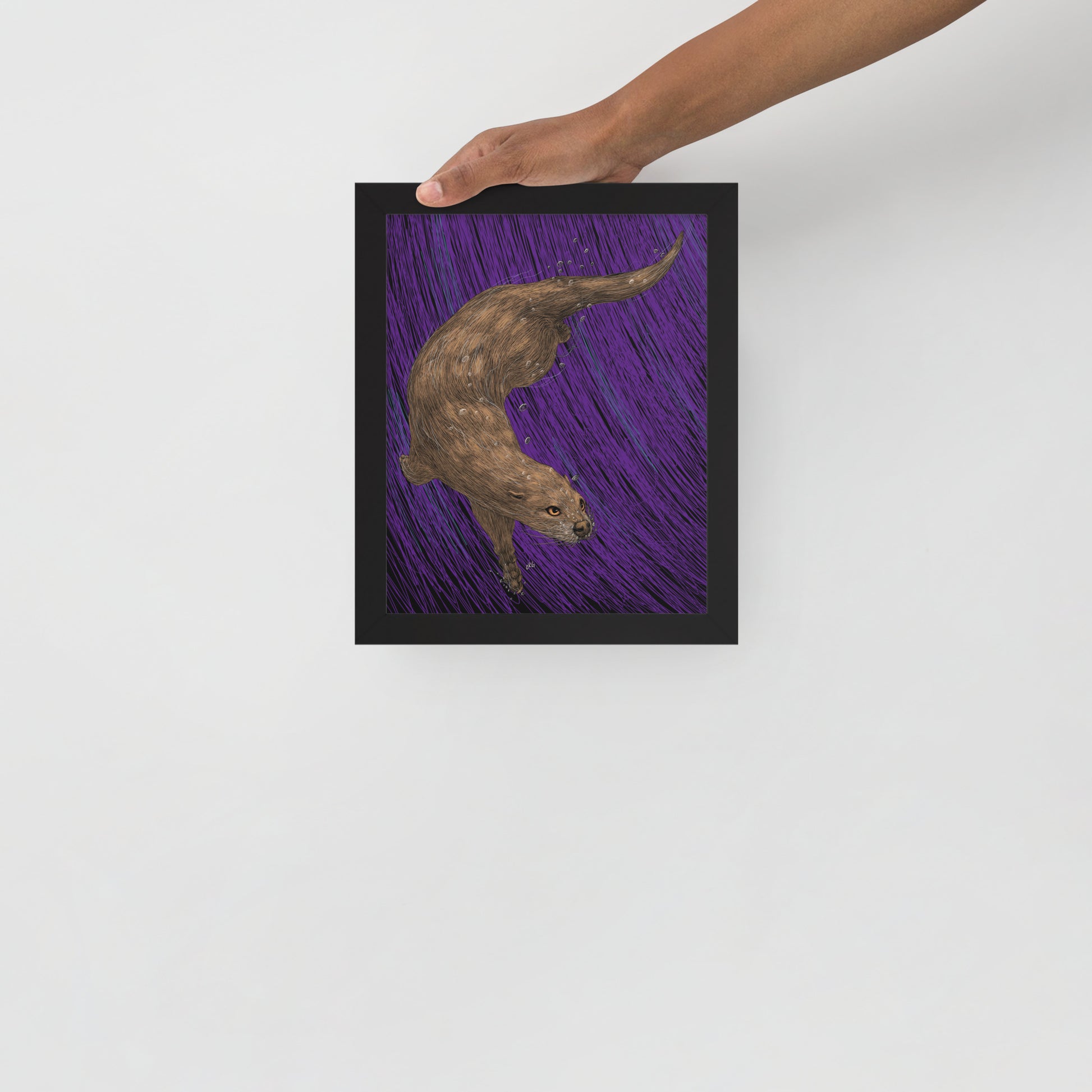 Otter Art Print