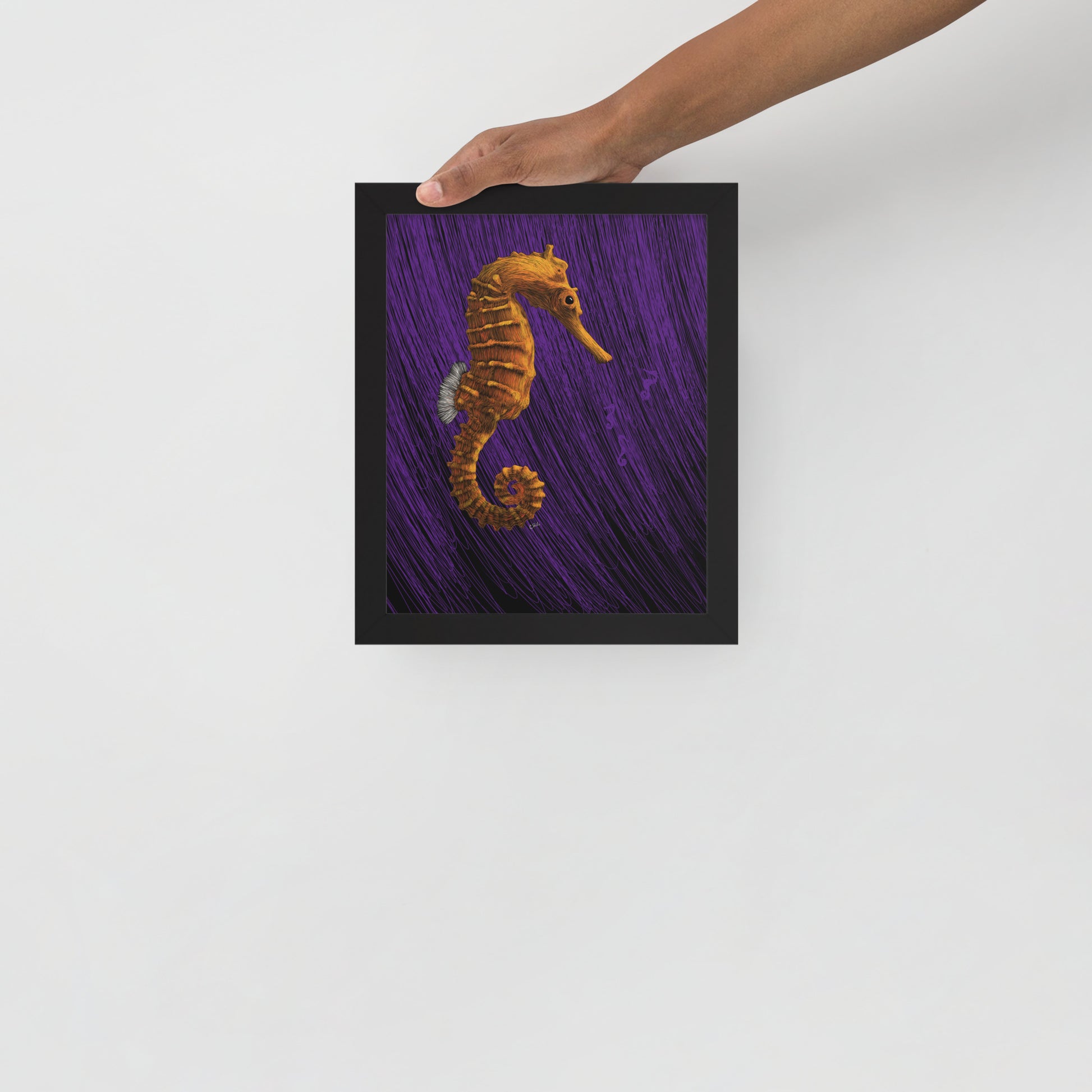 Seahorse Art Print
