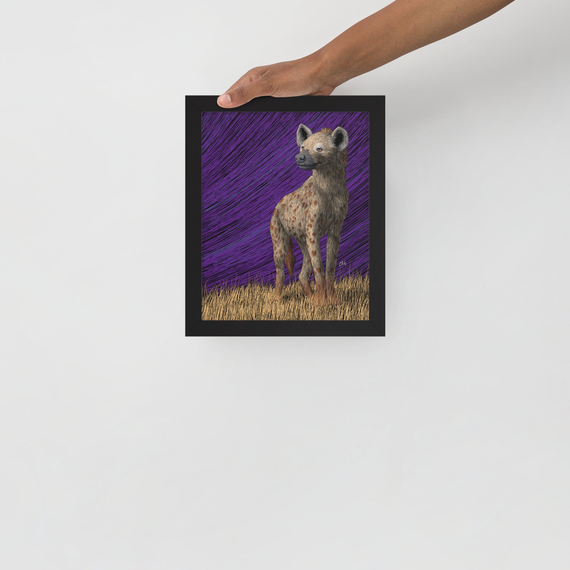 Hyena Art Print