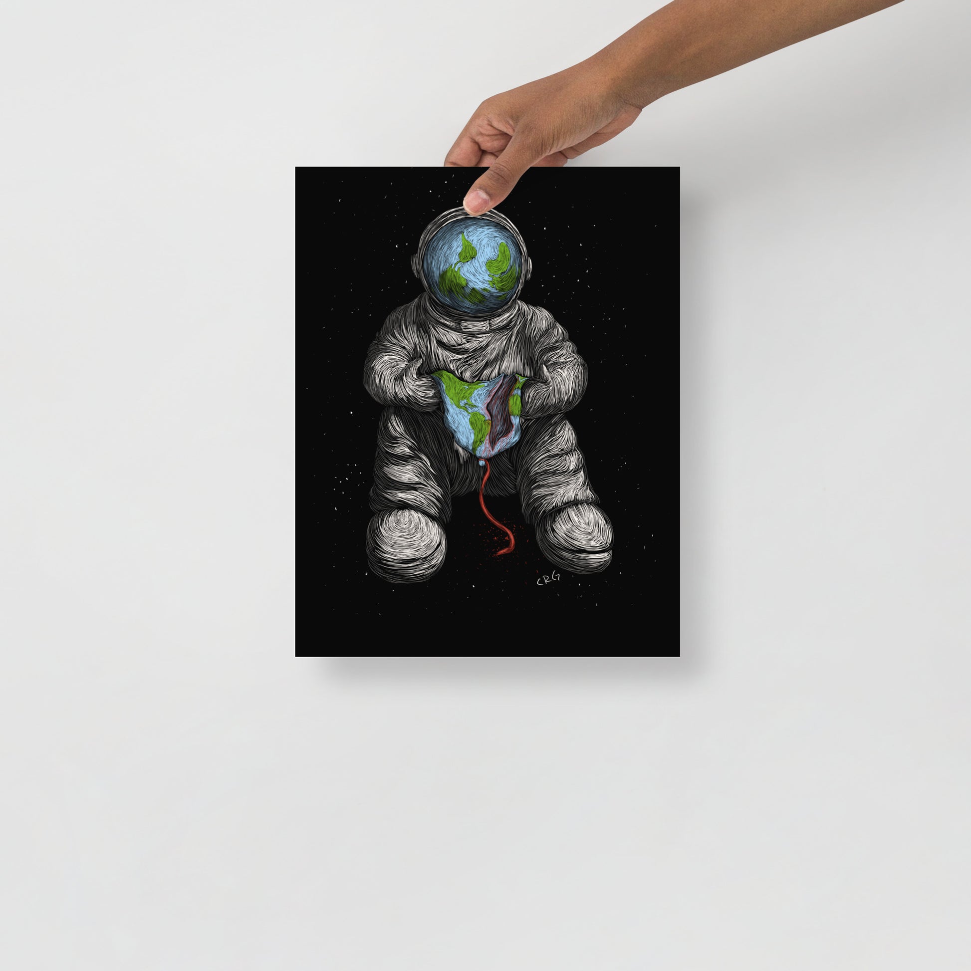 And the Scientists Screamed, But No One Listened Art Print