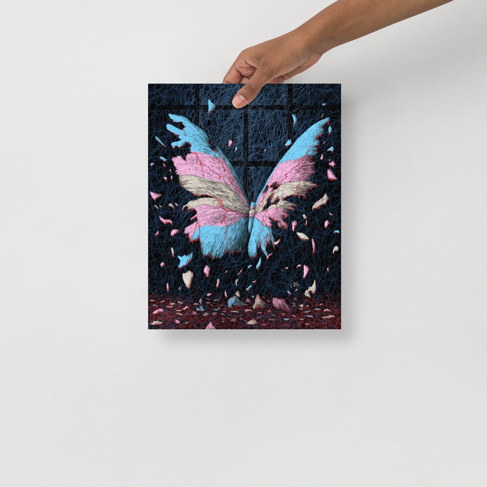 When They Rip Apart Our Color, How Dull the World Will Be Art Print