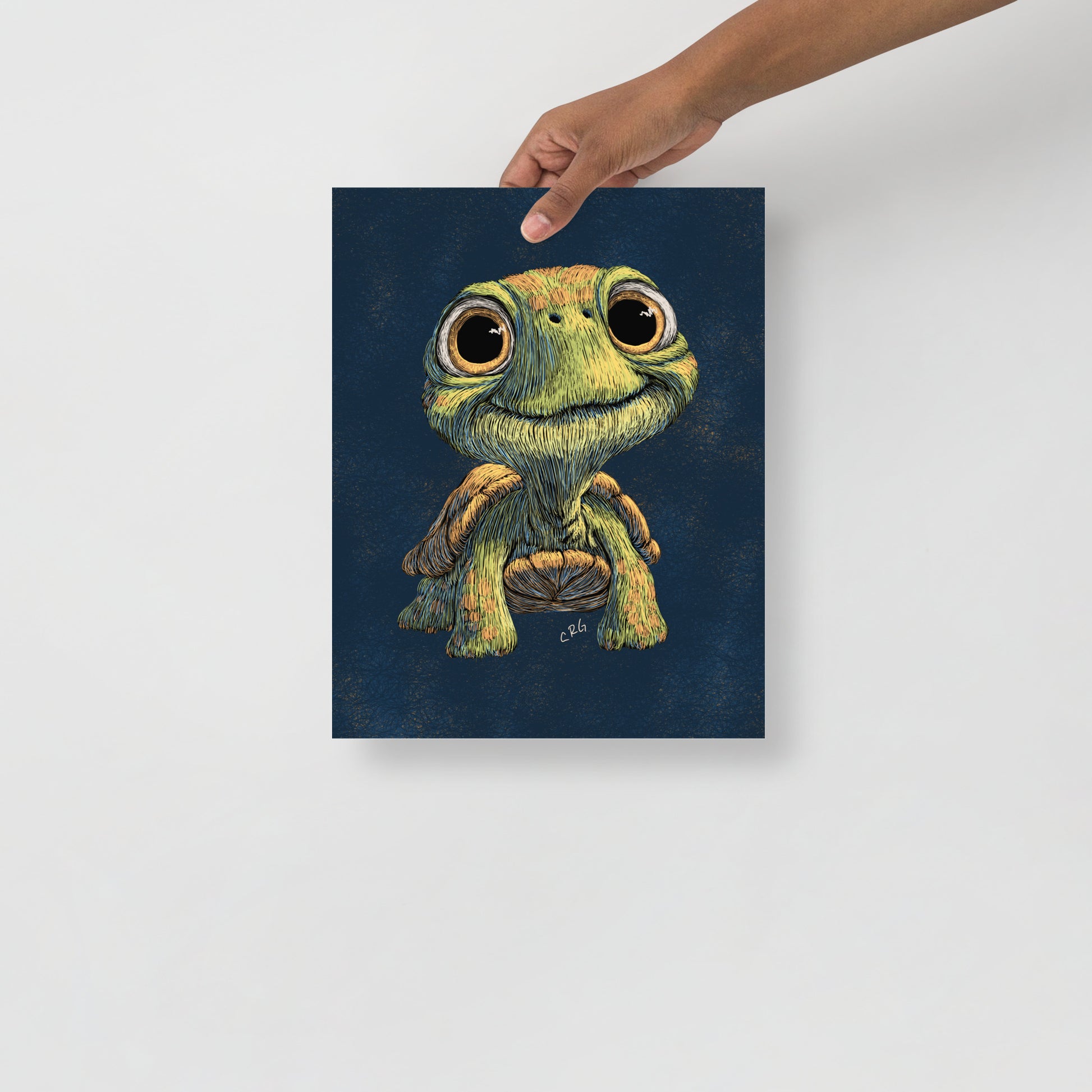 Happy Turtle Art Print