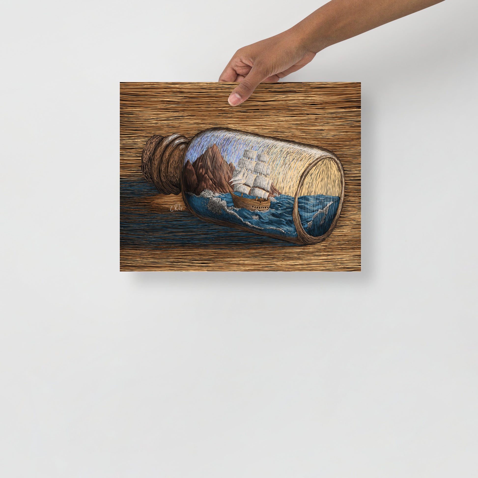 Life in a Bottle Art Print