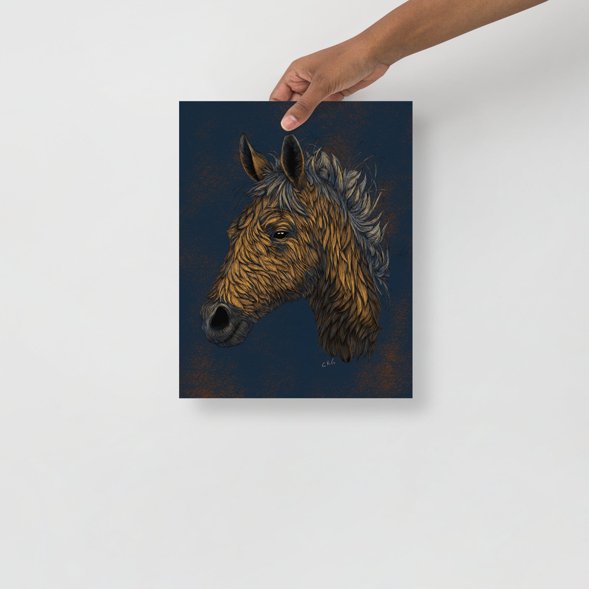 Stylized Horse Art Print