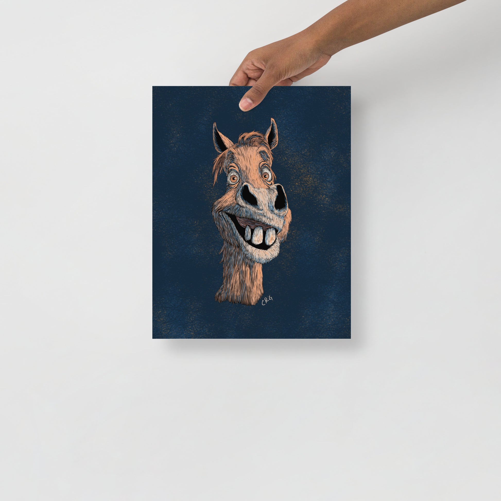 Happy Horse Art Print
