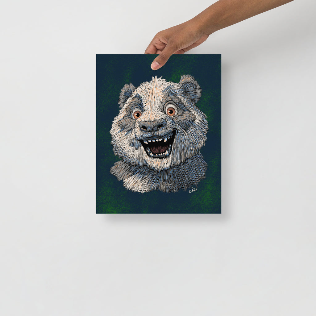 Happy Panda Art Print