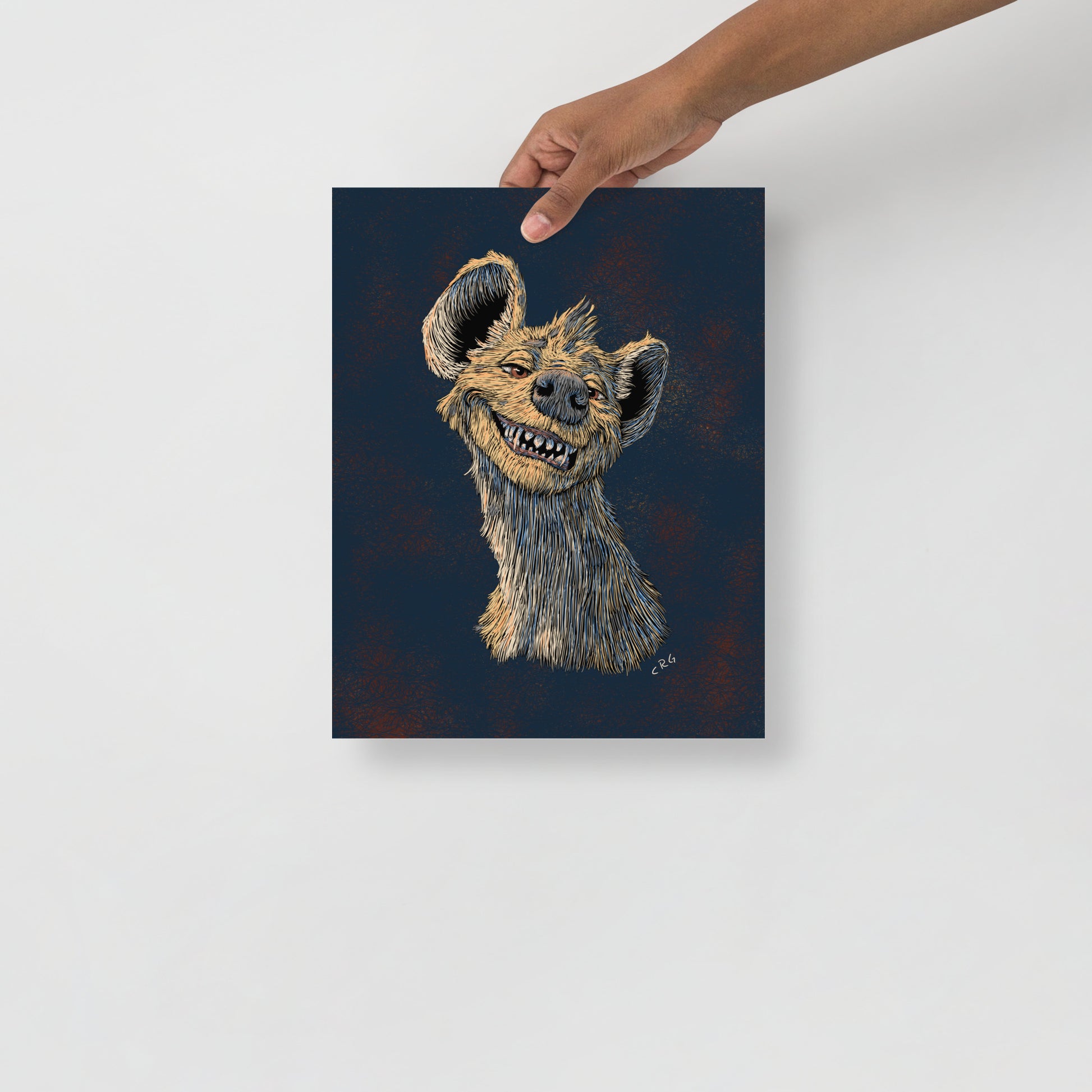 Happy Hyena Art Print
