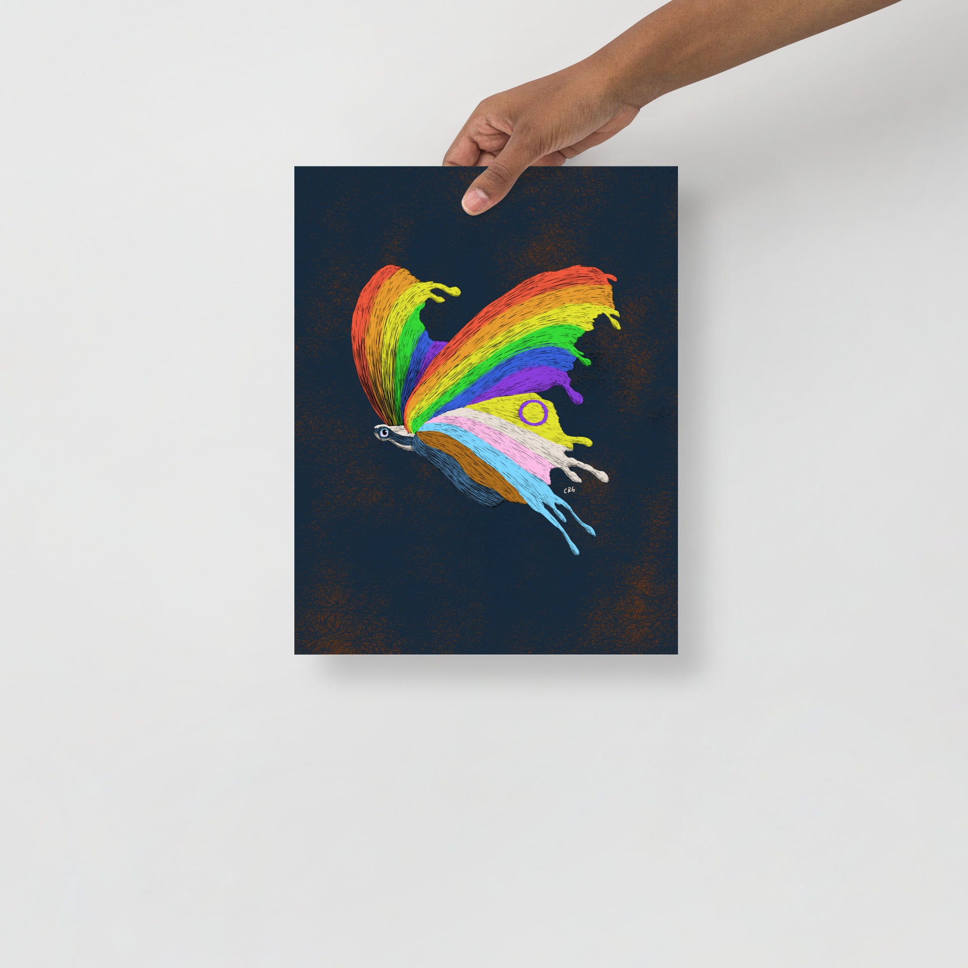 Pride Butterfly Art Print