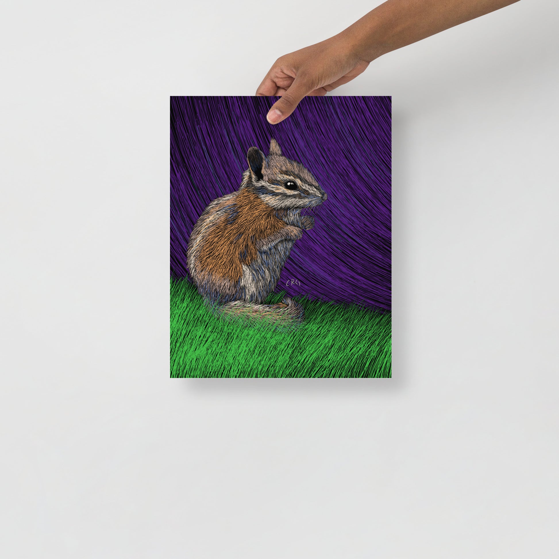 Chipmunk Art Print