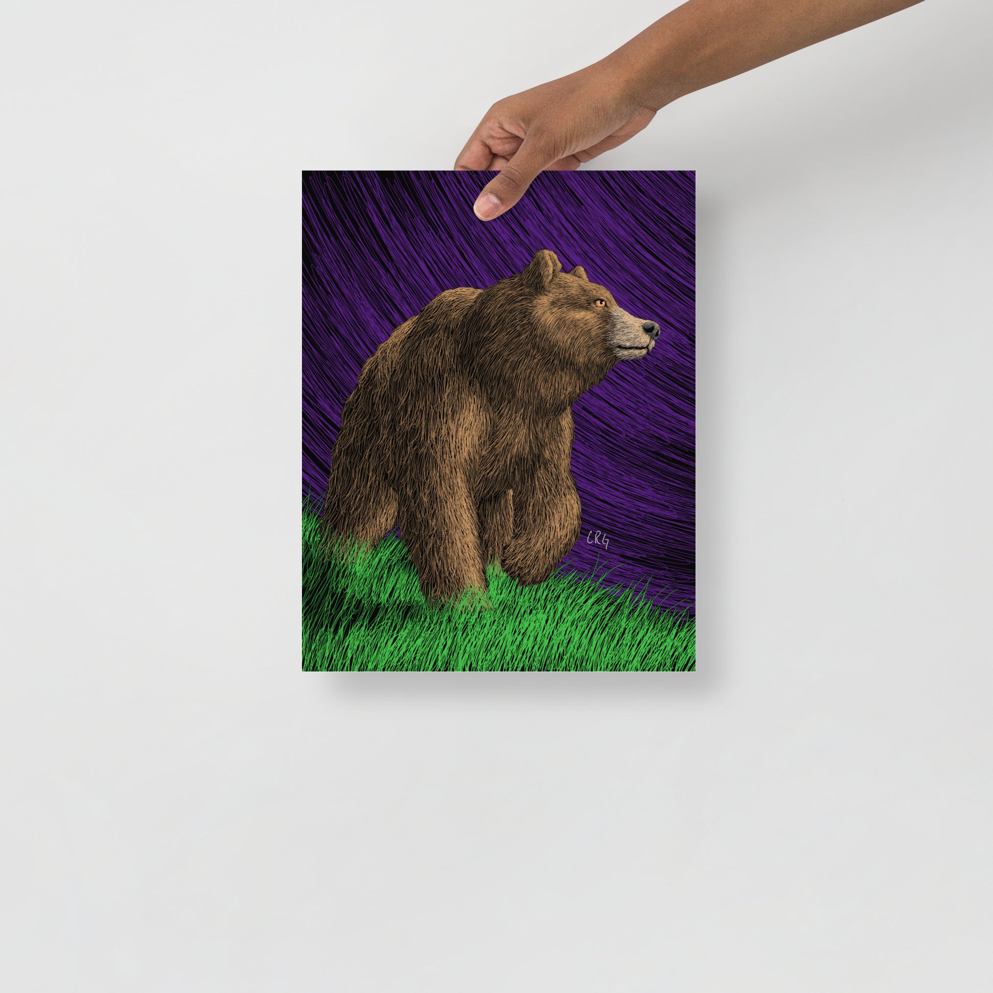 Grizzly Bear Art Print