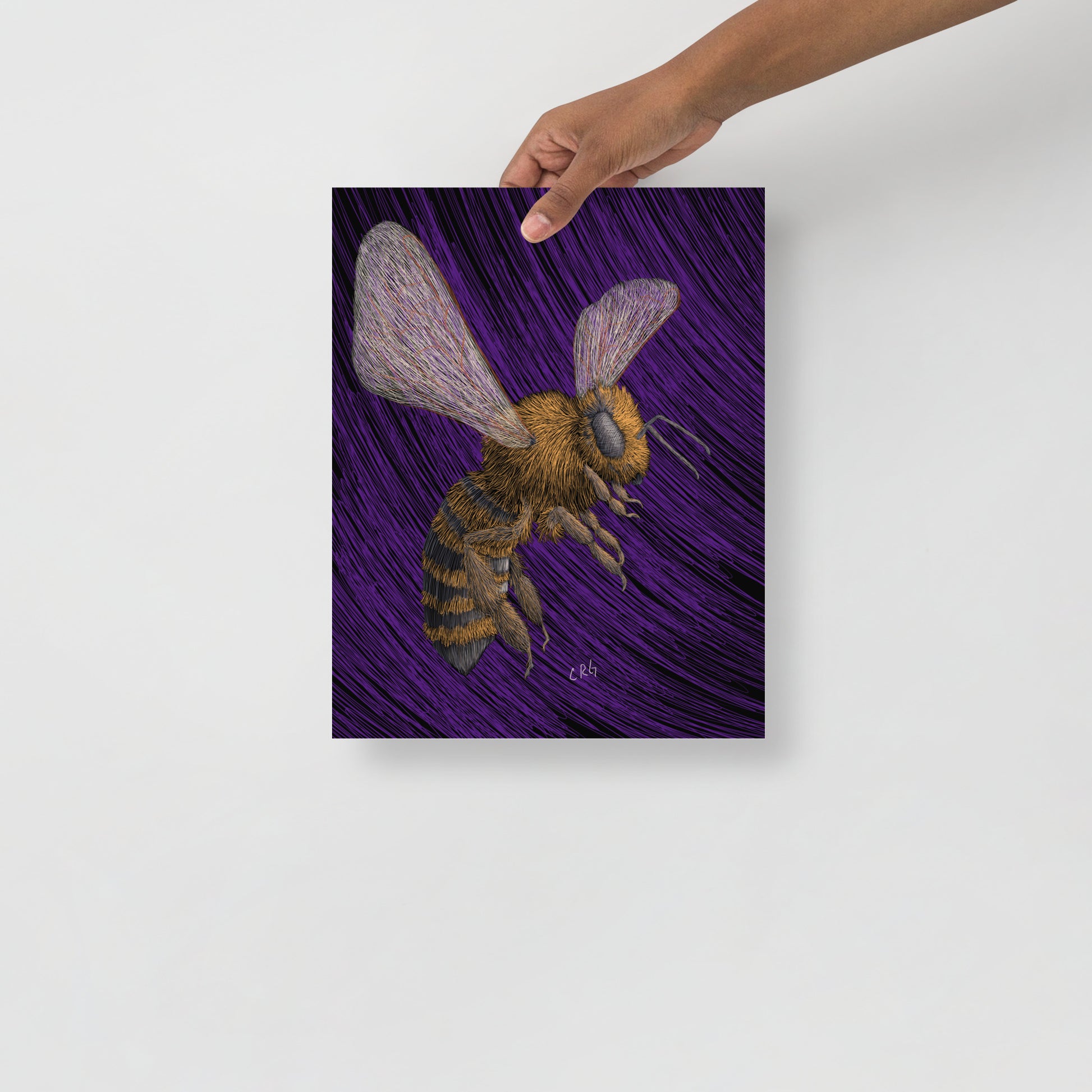 Honeybee Art Print