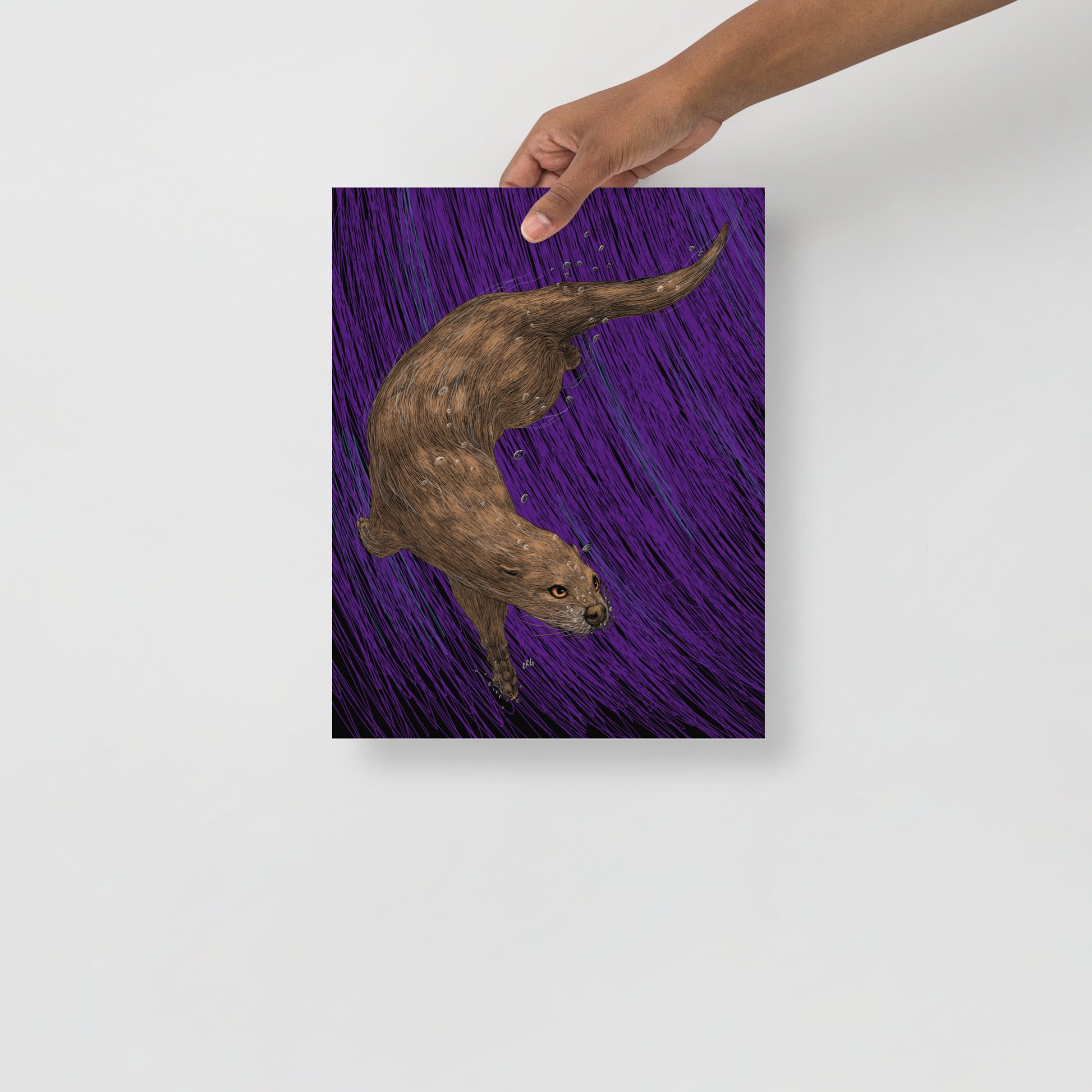 Otter Art Print