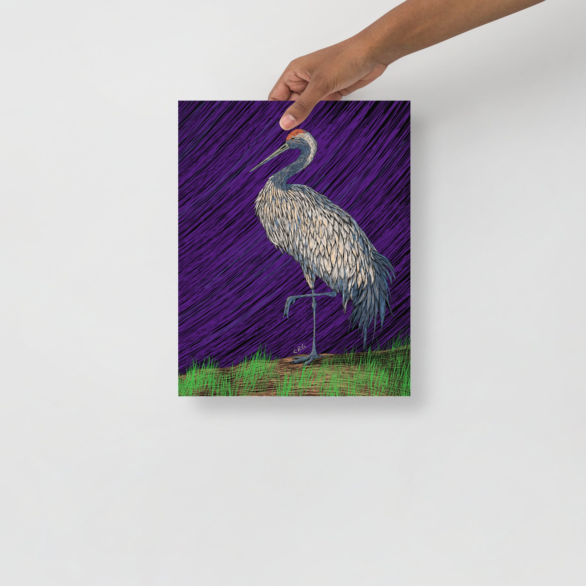 Crane Art Print