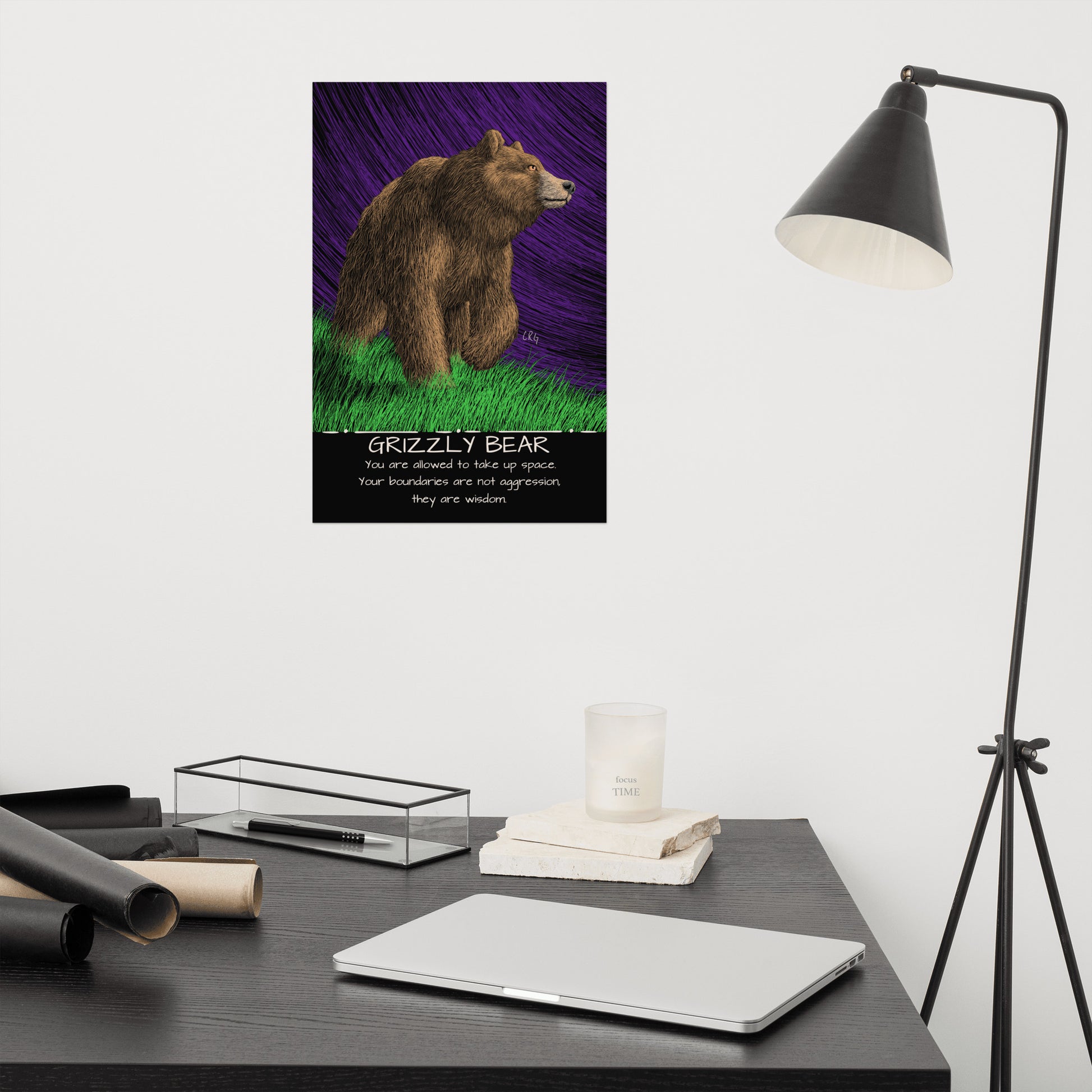 Grizzly Bear Art Print