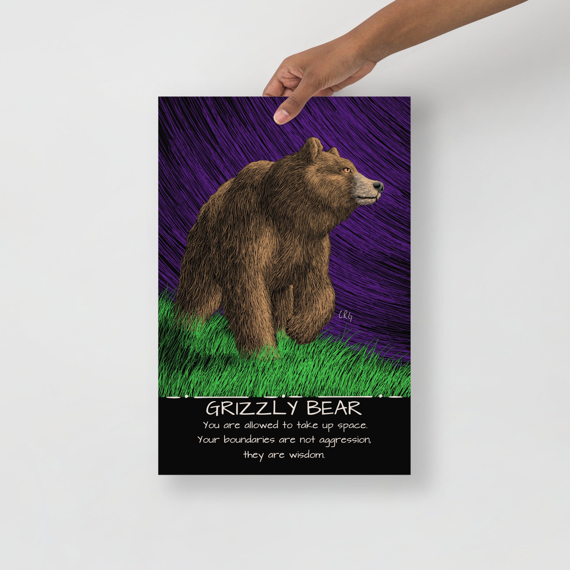 Grizzly Bear Art Print