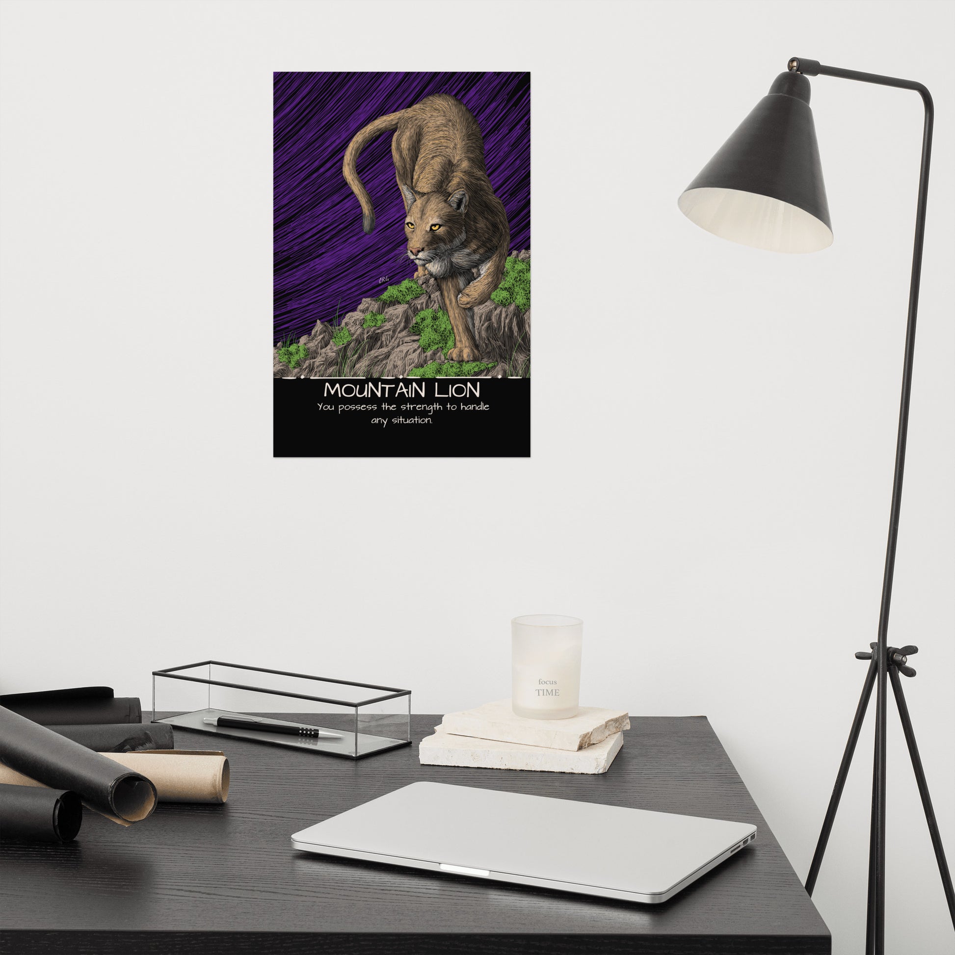 Mountain Lion Art Print