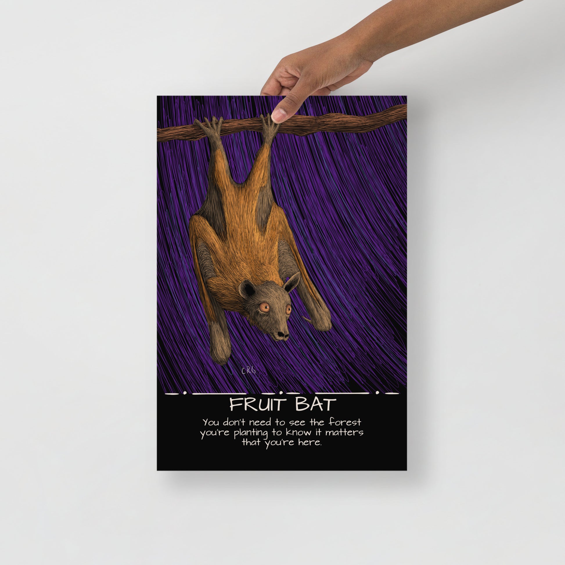 Fruit Bat Art Print