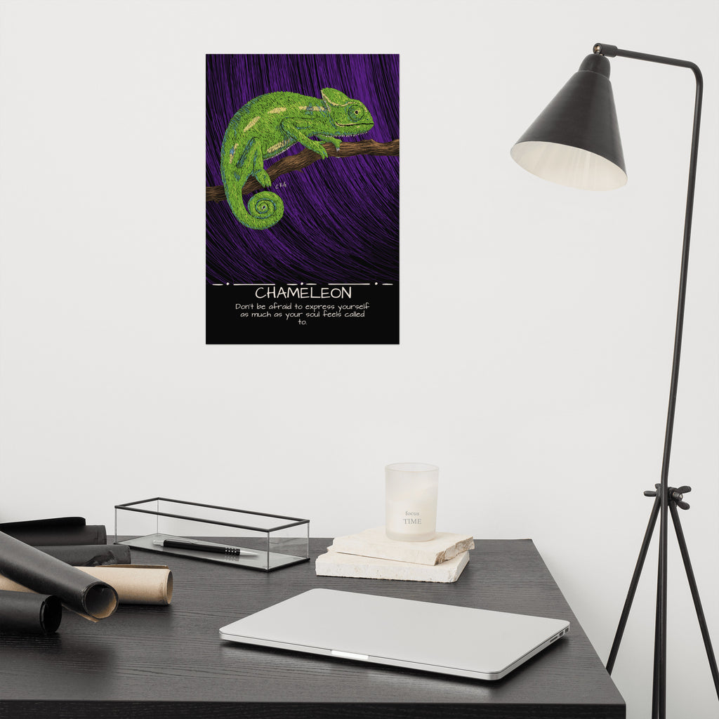 Chameleon Art Print
