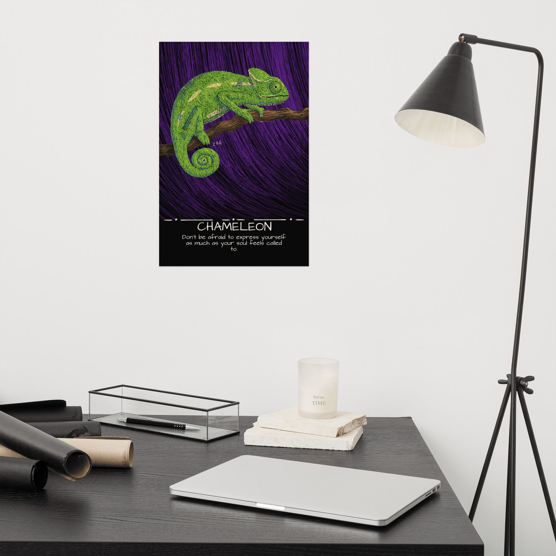 Chameleon Art Print