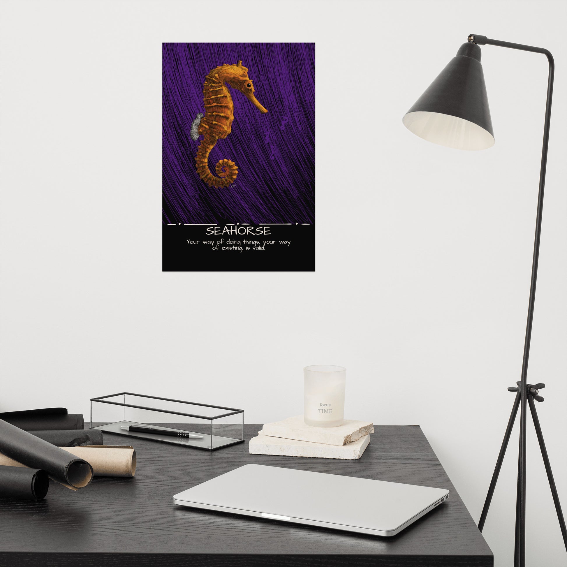 Seahorse Art Print