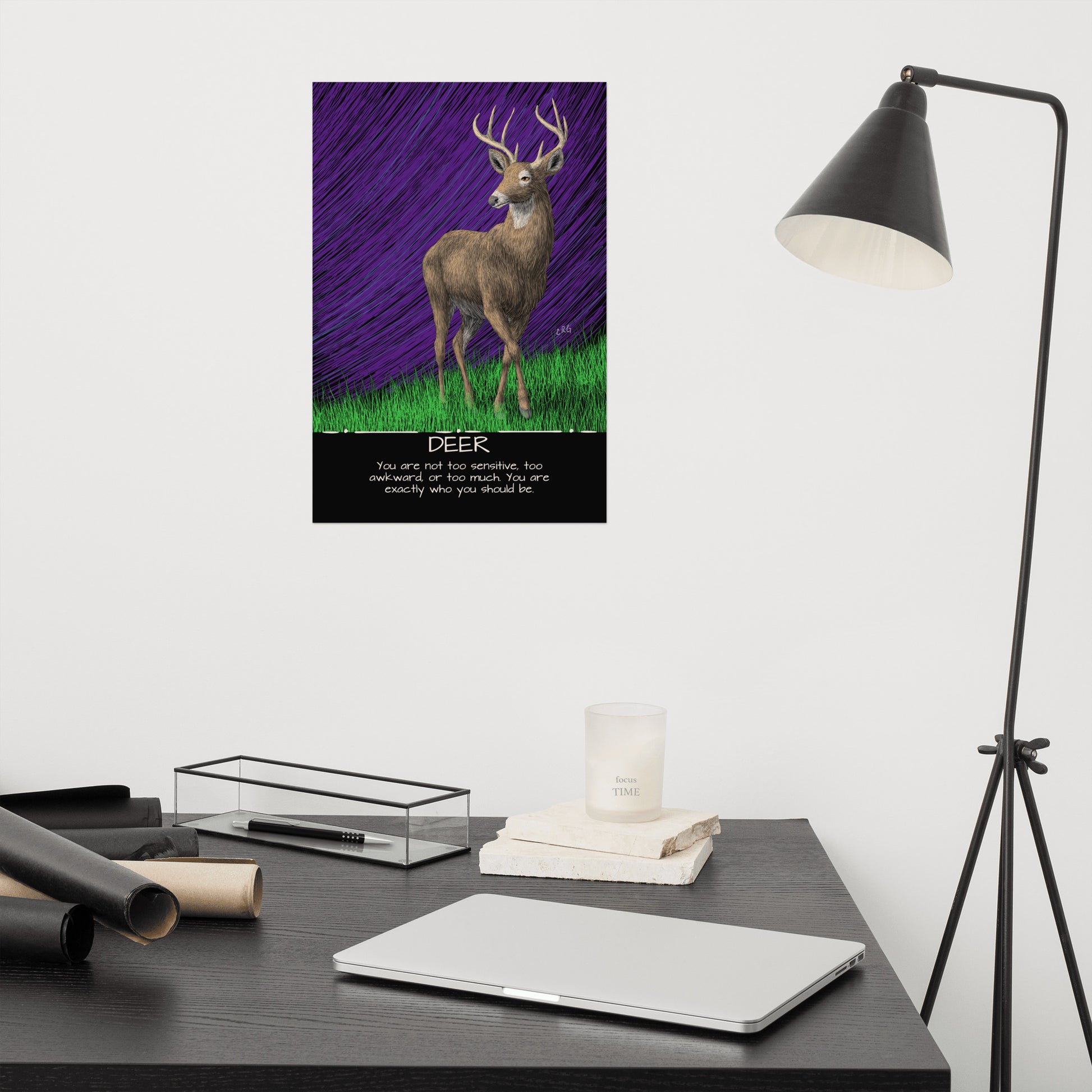 Deer Art Print