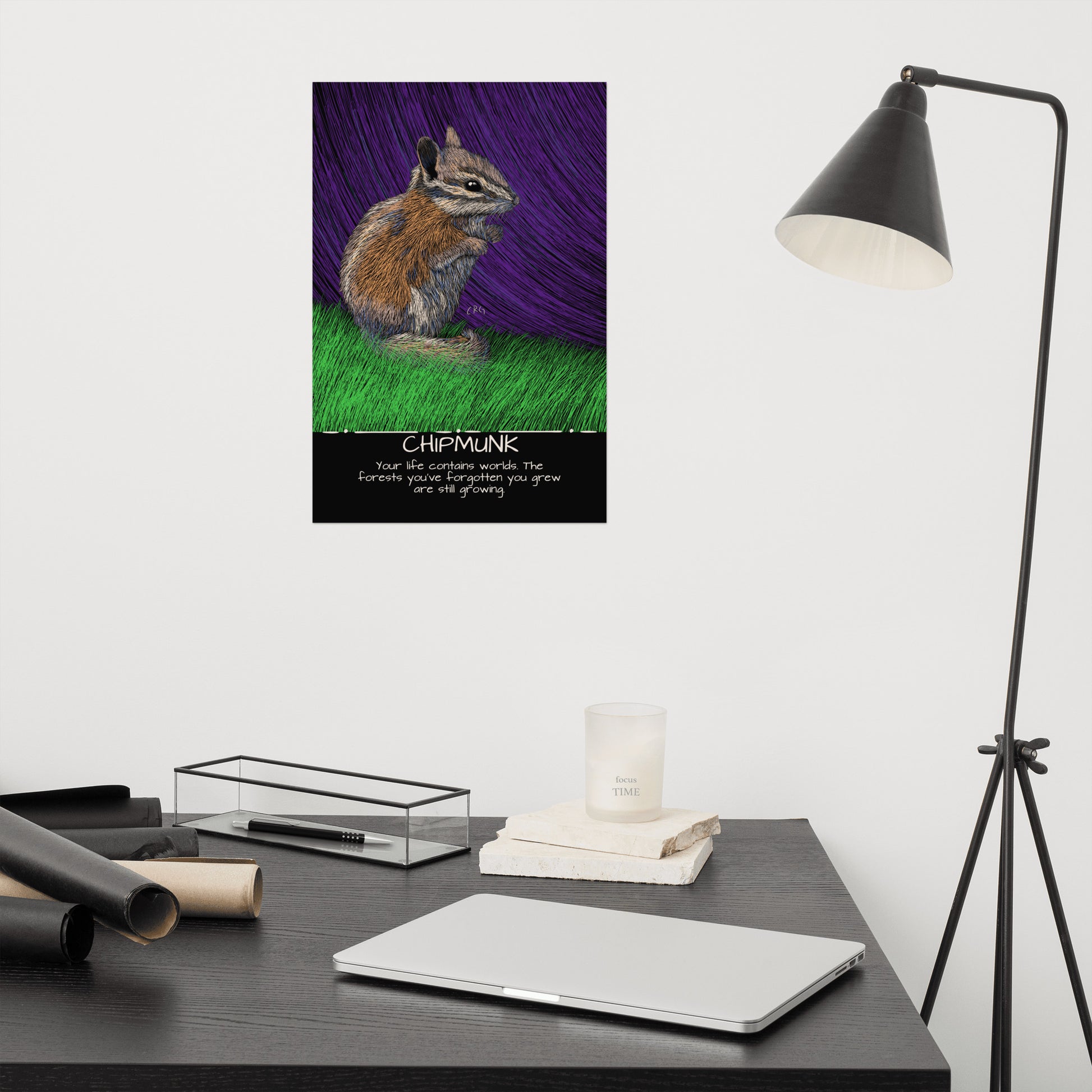 Chipmunk Art Print