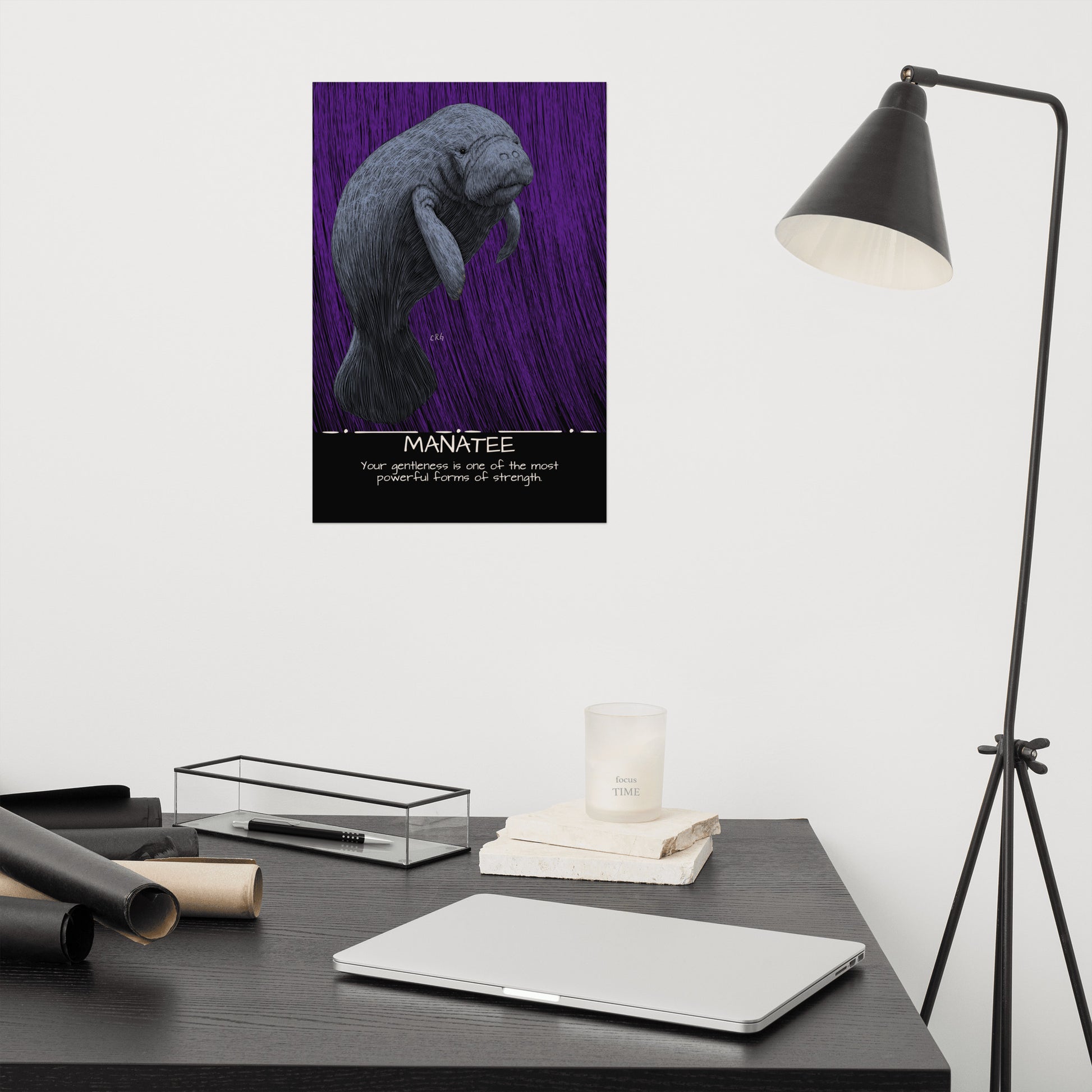Manatee Art Print