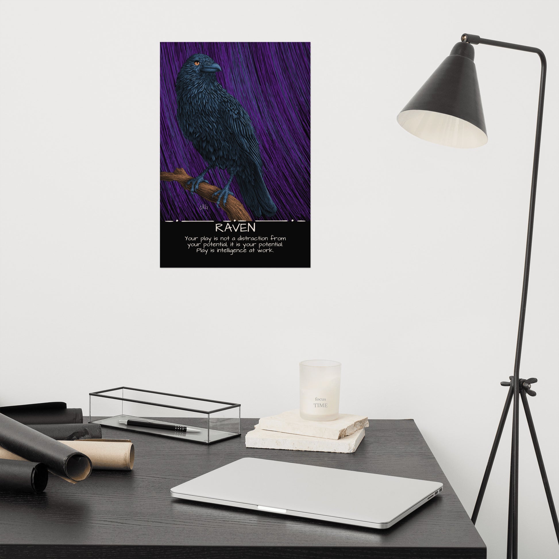 Raven Art Print