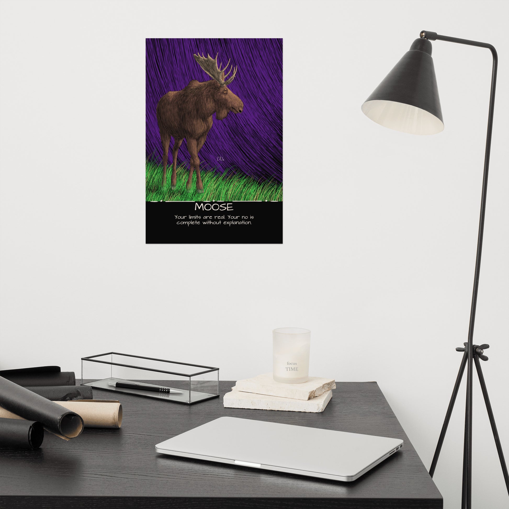 Moose Art Print