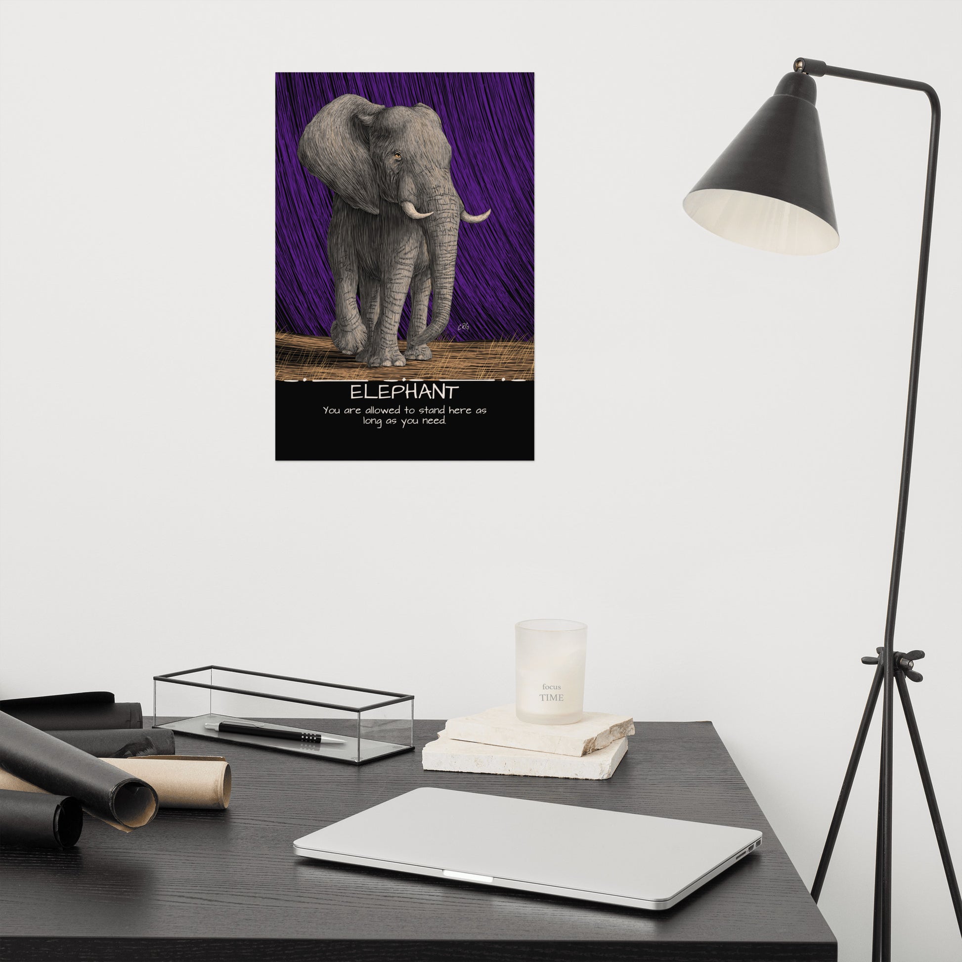 Elephant Art Print
