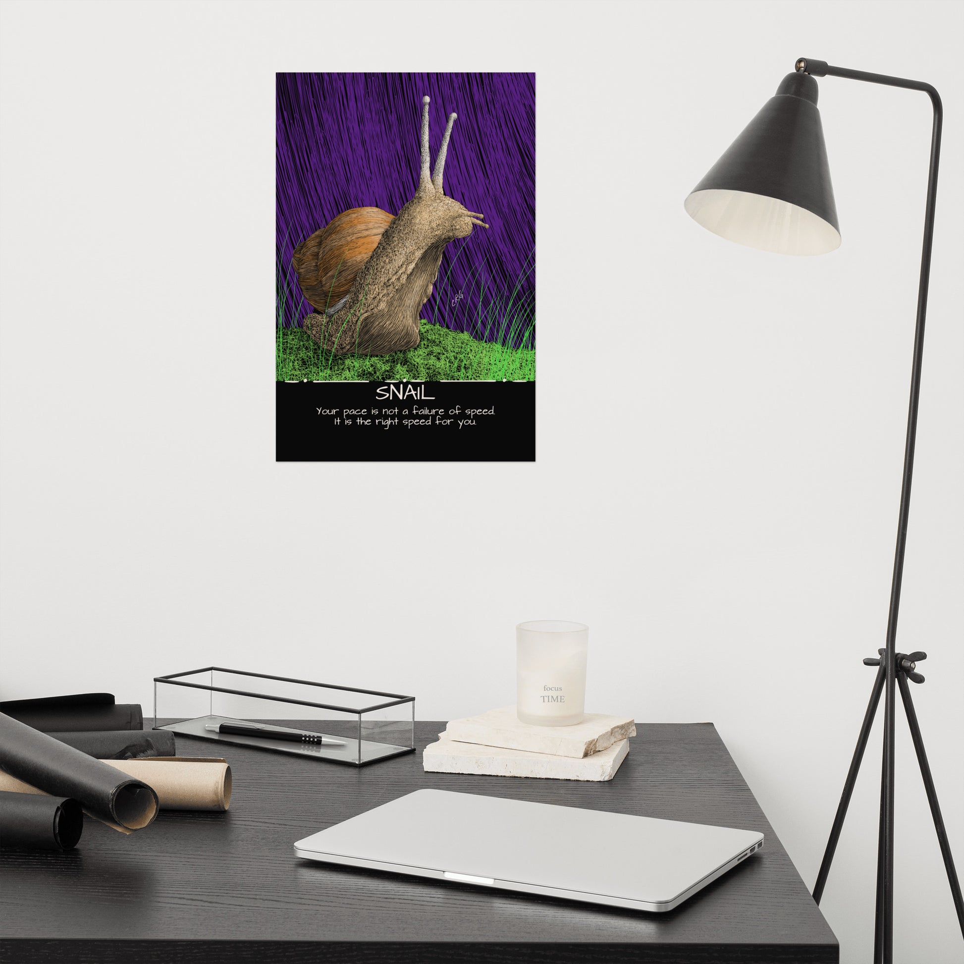 Snail Art Print