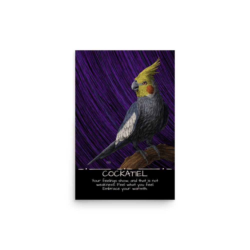 Cockatiel Art Print